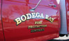 Bodega Bay fire truck door