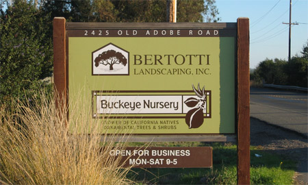 Bertotti Landscaping sign